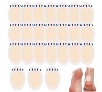 24PCS Blister Plasters for Feet,Compeed Blister Plasters,Heel Plaster,Gel Bandages Cushion,Blister Bandages Invisible Hydrocolloid Waterproof for Heel,Toe,Guard Skin