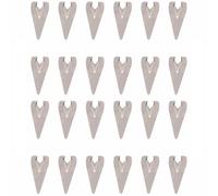 24Pcs Book Markers, Book Darts Metal Bookmark Small Book Line Markers Page Markers Clips with Plastic Storage Box Office School Supplies for Teachers Students Readers (Silver)