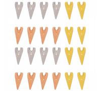 24Pcs Book Markers, Book Darts Metal Bookmark Small Book Line Markers Page Markers Clips with Plastic Storage Box Office School Supplies for Teachers Students Readers (Mixed)