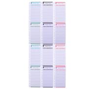 24pcs Budget Cards Six Colour Hole-punched Two-side Offset Paper