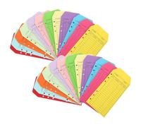 24pcs Cash Envelopes for Budgeting Paper Multi Hole Set with Binder