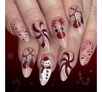 24Pcs Celebratory False Hoofs With Deer Sparkling Fan & Candy Stick Designs ABS For Party Art Not Toxic Holiday Computational Intelligence Hoofs