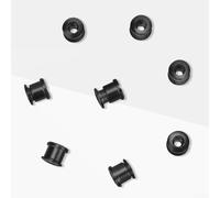 24PCS Chainring Screws for Bikes Single Disc Lock On Bolts Aluminum Alloy Material Compatible with Various Tooth Discs on Road Bikes (10PCS)