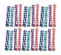 24pcs Chinese Bamboo Finger Traps Puzzle Toy for Parrots Parties 5.1in for Children and Birds