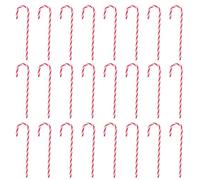 24pcs Christmas Candy Canes Christmas Decorations Christmas Tree Hanging Decorations Candy Cane Tree Decorations for New Years Holiday Party Decor