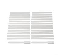 24Pcs Clear Acrylic Plant Labels with 2 Pens, Garden Plant Markers Tags for Flowers, Reusable Waterproof Blank Plant Name Tags for Potted Plants, Greenhouse, Flower Beds, Garden Labelling