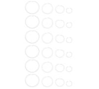 24Pcs Clear Nose Rings Acrylic Septum Retainer Clear Plastic Septum Ring Cartilage Tragus Hoop Earrings Tongue Lip Body Piercing Flexible Plastic Hoop Earrings for Women Men Piercing Retainer
