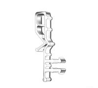 24pcs Clear Plastic Valance Clips Retainer Holders for Venetian Blind Valances with Back Groove, Transparent Window Blind Hardware for Easy Replacement and Secure Fit