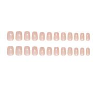24Pcs Cloud Sweet Star Moon Acrylic Nails Press on Almond Wearable Full Cover Beauty type Fingernail Nails 8 Tips False