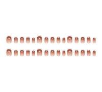 24Pcs Cloud Sweet Star Moon Acrylic Nails Press on Almond Wearable Full Cover Fingernail 8 Nails False Tips type Beauty Women - Natural Finishes, 3D nails,french press Glossy tips,false Fit