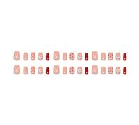 24Pcs Cloud Sweet Star Moon Acrylic Nails Press on Almond Wearable Full Cover Nails Fingernail type Tips 8 Beauty False