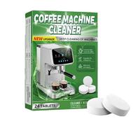 24PCS Coffee Machine Cleaning Tablets, Espresso Cleaning Tablets, Professional Deep Clean Descaler for Espresso & Coffee Makers for Breville, Sage, Delonghi, Nespresso