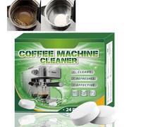 24PCS Coffee Machine Descaler & Cleaner Tablets,Powerful Descaling Solution for All Coffee Makers,Machine Cleaning Tabs Removes Stains & Oils,Effective Descaling Solution Cleaning Tablets