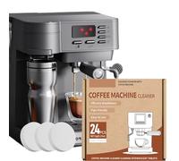 24PCS Coffee Machine Descaler, Pipe-friendly Descaler for Coffee Machines, Powerful Coffee Machine Cleaning Tablets, Removes Limescale & Calcium Build-up, Clean, Refreshes, Effective