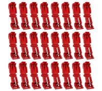 24Pcs Connection Clamps for Robotic Lawnmower, Boundary Cable, Charging Station, T-Branch Connector, Quick Connector, Power Thief for Lawnmowers, Lawn Robots, Husqvarna Automower, Worx, Bosch
