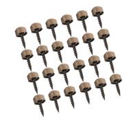 24pcs Copper Self Tapping Decorative Screws with Curved Caps