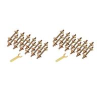 24Pcs Countertop Connector Bolts, M8x100mm Countertop Joint Fasteners, Furniture Fastening Connectors
