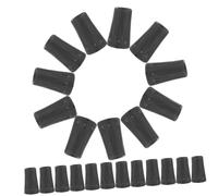 24Pcs Crutch End Mats Trekking Pole Tips Protectors Skid Rubber Tips for Walking Sticks Durable Cane Tip Ends Safety Covers for Hiking and Trekking