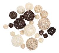 24pcs Decorative Balls Hand Knitted Hanging Ornaments