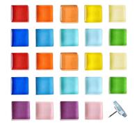24Pcs Decorative Glass Push Pins - Colorful Thumbtacks Thumb Tacks for Bulletin Board & Corkboard, Powerful Grip for Photos, Posters, Bulletin Cork Boards & Office Decor, 12 Vibrant Colors