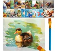 24Pcs Dementia Products for Elderly Reusable Water Painting Activity Kits for Seniors Alzheimers Crafts Activities Memory Games Alzheimer's Painting Gifts for Nursing Home Patients
