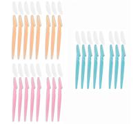 24pcs Dermaplaning Blades For Face, Face Razors for Women, Eyebrow Razor & Facial Hair Remover, Exfoliates Facial Skin, Eyebrow Shaper, Dermaplaning Tool for Women and Men