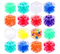 24Pcs Dice Small Squeeze Balls Sensory Toy Slow Rising Soft Stress Ball Lightweight Suitable for Adults Teenagers Funny Birthday Gifts