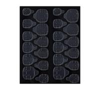 24pcs Double-Side Nail Adhesive Tabs, Waterproof Breathable Glue Tabs, Nail Jelly Sticker Super Fake Nail Glue Stickers Transparent Flexible for Manicure