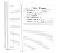 24Pcs Dry Erase Notebook College Ruled Lined Cardboard for Students Double Sided Lined Erasable Notebook Whiteboard Writing Note Pad Lapboard for Teacher Classroom Homeschool Portable Tool 12" x 9"