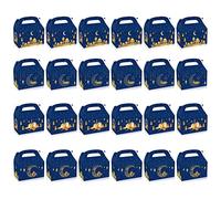 24pcs Eid Gift Box with Handle Portable Organization Holder Supplies for Chocolate Snacks Small Items Collection Eid Gift Boxes