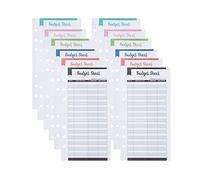 24Pcs Expense Tracker, A6 6 Holes Binder Refill Paper Budget Sheets Money Trackers Budget Inserts for Bill Organizer