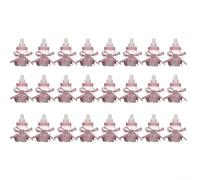 24PCS Fillable Bottles for Baby Shower Favors, Candy Containers for Party Souvenirs and Games (A)