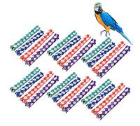 24pcs Finger Traps, Birds Parrots Chew Toy Chinese Bamboo Traps DIY Toy for Birthday Party Favors Piñata Fillers Goodie Bag Stuffers
