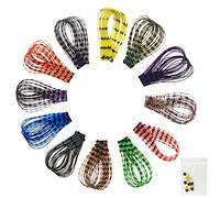 24PCS Fly Silicone Rubber Legs & Skirts - Fly Tying Supplies in 12 Colors