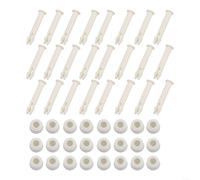 24pcs For Pool Connector Pins and Seals Set for For Pool Replacement, Offering Secure Connection and Leak Proof Seal for For Pool Maintenance Tasks (5.5cm)