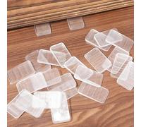 24pcs Furniture Leveling Shims, Clear Toilet Shims Door Plastic Shims Table Shims for Leveling Stackable Furniture Wedges Level Wedges for Furniture Doors Sheds Cabinets Windows