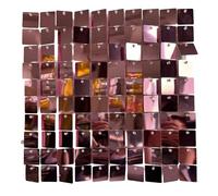 24pcs Glimmering Responsive Decoration Panels Reflective Wall Tiles For Party Stage Event Photo Area Wind Activated Glittering Wall Decoration