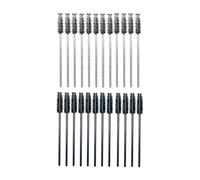 24Pcs Glitter Crystal Eyelash Brushes & Mascara Wands - Disposable Eyelash Spoolies & Eyebrow Brush Applicators - Perfect Makeup Tools for Eyelash Extensions, Eyebrows - 4402