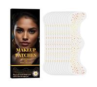 24Pcs Glitter Freckles Face Tattoo,Sparkle Makeup Patches,Waterproof Face Stickers,DIY Makeup Patches For Festivals,Child Friendly And Long Lasting for Holiday Dance Music Party (A)