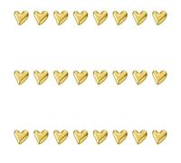 24pcs Gold Heart Fridge Magnets, Love Heart Decorative Refrigerator Magnets for Locker Whiteboard Photo Notes Cute Magnetic Decoration for Home Kitchen Office School
