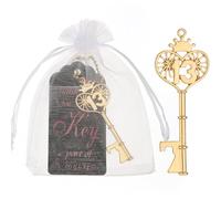 24pcs Gold Key Bottle Opener 13th Birthday Party Favors, Key Beer Bottle Opener 13 Birthday Favors 13th Anniversary Souvenirs Return Gifts for Guests Party Decor Supplies (Gold 13)