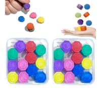 24Pcs Gonggi Korean Game, Gonggi Stones, Catching Toy Catching Pebble Stones Games, Korean Traditional Play Game with Case Family Travel Games
