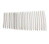 24PCS Guitar Fret Wire Set, 250HV 2.7mm Cupronickel Fretwire Replacement with Bright Tone High Strength Electric Guitar Fret Wire for Guitars Repair Work
