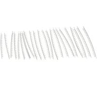 24Pcs Guitar Fret Wires, Copper Bass Fret Wires Fingerboard for Electric Guitar Accessories 2.2MM, Silver