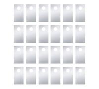 24pcs Guitar Saddle Shims 0.2MM, Electric Guitar Saddle Height Adjustment Kit, Compatible with Floyd Rose Tremolo Bridge, String Action Tuning for Setup, Repair, Maintenance