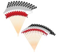 24pcs Halloween Blood Knife Cupcake Toppers, 2 Styles Glitter Horror Theme Decor Bloody Knife Cupcake Picks Cake Birthday Halloween Honor Movie Party Decorations & Favors