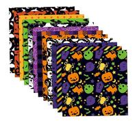 24PCS Halloween Scrapbook Paper 12x12 12 Style Halloween Theme Double Sided Scrapbook Paper for DIY Albums Journals Envelopes Greeting Cards Making Fabric Cardstock