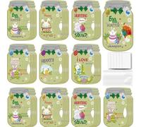 24pcs Happy Easter Candy Holder Card,Easter Exchange Greeting Card Set,DIY Easters Basket Stuffers Party Favors for Kids, Classroom Egg Hunt Games Gift Supplies,Bunny Egg Designs for Spring Party(A)