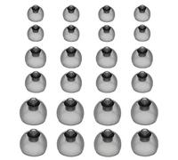 24PCS Hearing Aid Domes for Phonak Vented 4.0 Replacement Tips, Comfortable Silicone Hearing Aid Accessories for Mild Hearing Loss, Small to Large Ear Sizes, Secure Fit, Durable & Clear Sound