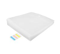 24pcs Heavyweight Plastic Document Folders with Labels, Side-Loading Binder Dividers for Scrapbooking, Cardstock nization, Portable File for Home & Office Storage